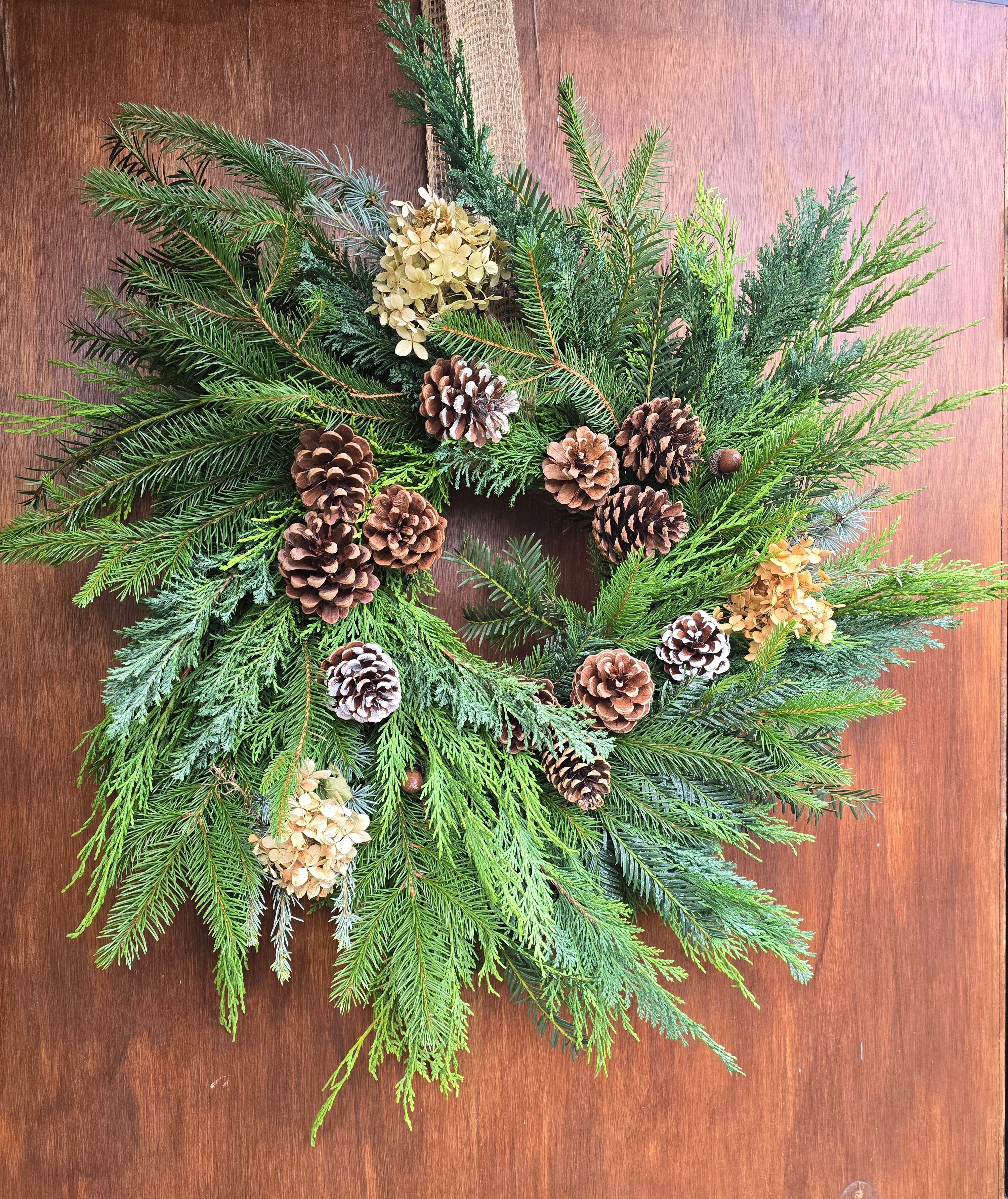 Luxury Fresh Christmas Wreath - John Cullen Gardens
